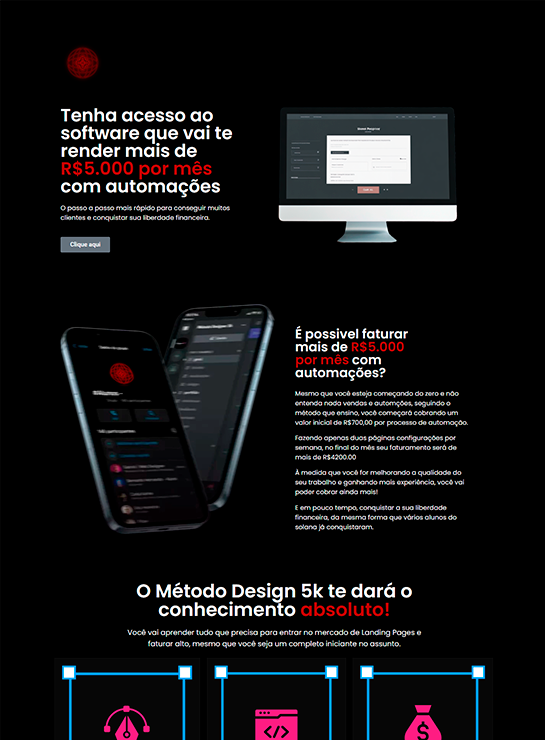 site modelo software